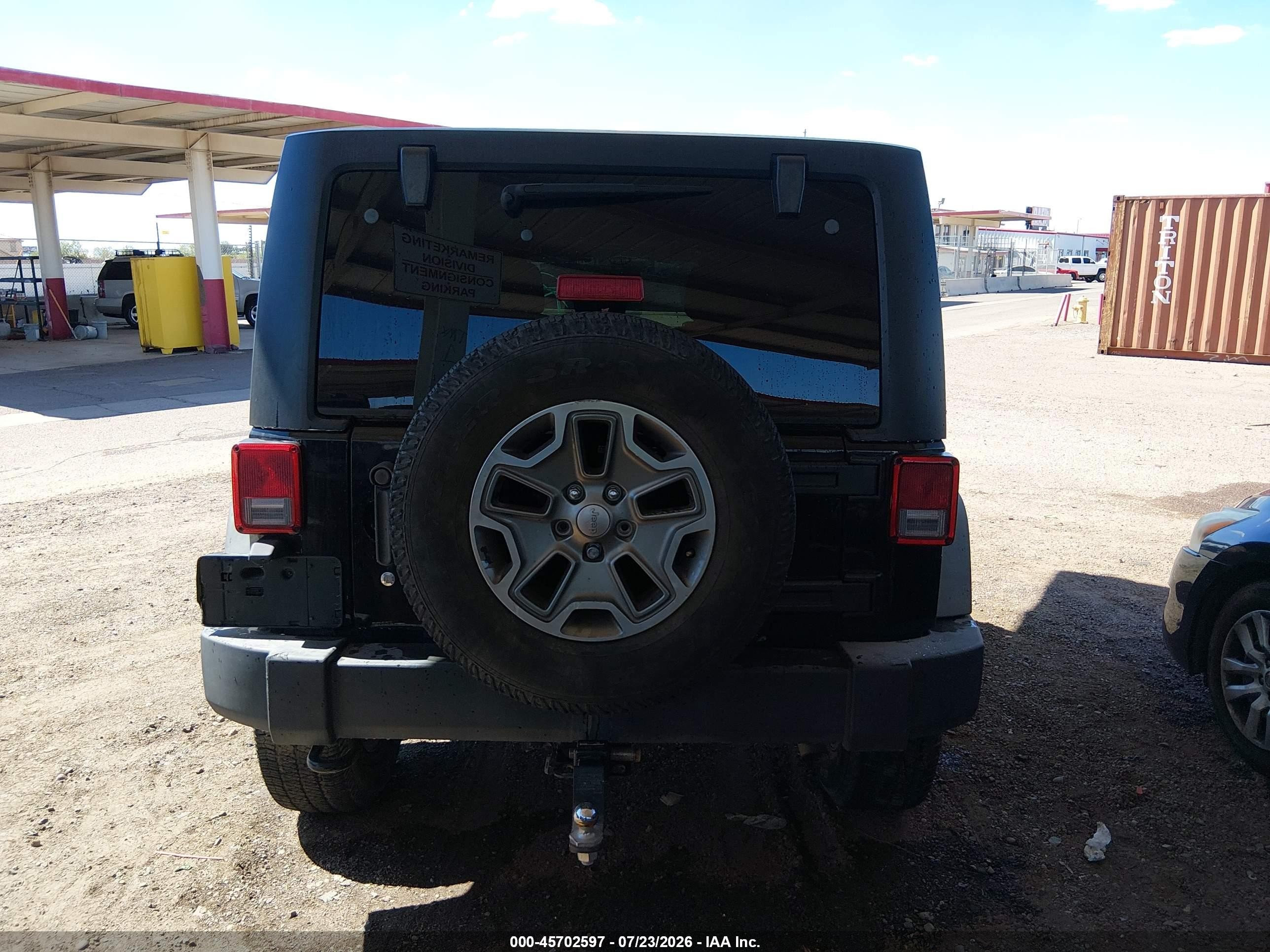 2014 Jeep Wrangler Unlimited Rubicon Black vin: 1C4BJWFG1EL278053