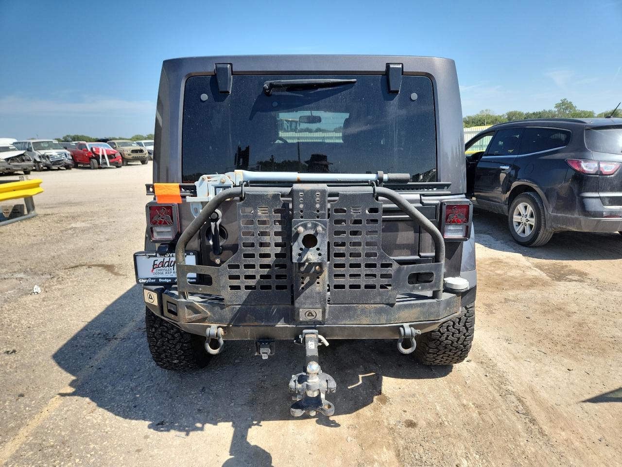 2014 Jeep Wrangler Unlimited Rubicon Gray vin: 1C4BJWFG1EL285780