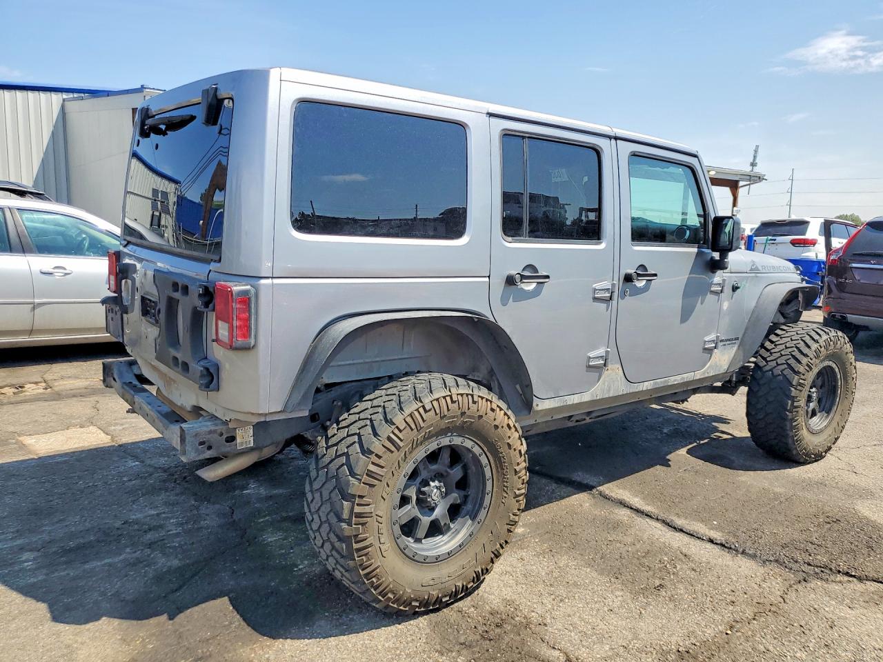 2015 Jeep Wrangler Unlimited Rubicon Silver vin: 1C4BJWFG1FL655076