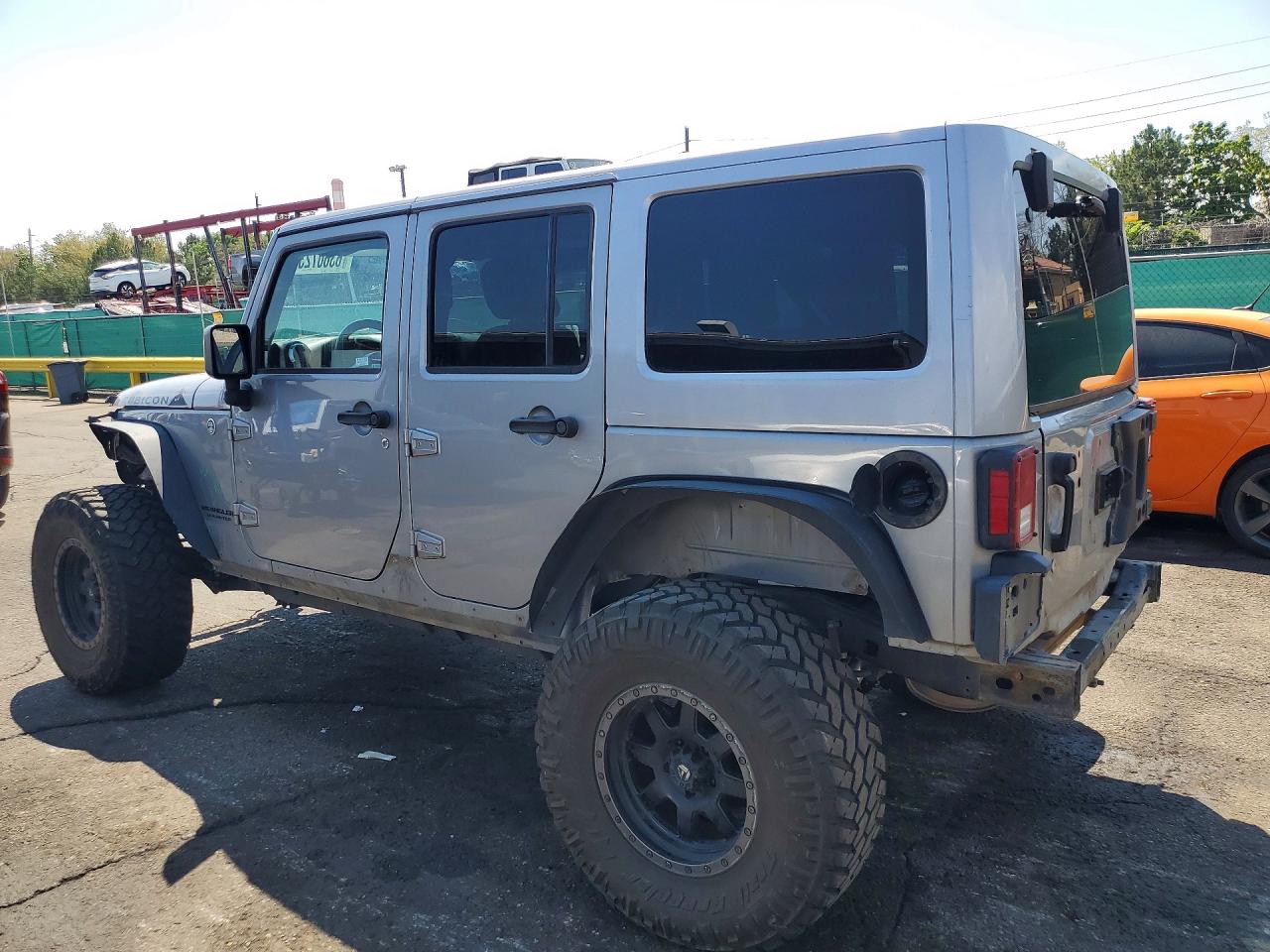 2015 Jeep Wrangler Unlimited Rubicon Silver vin: 1C4BJWFG1FL655076
