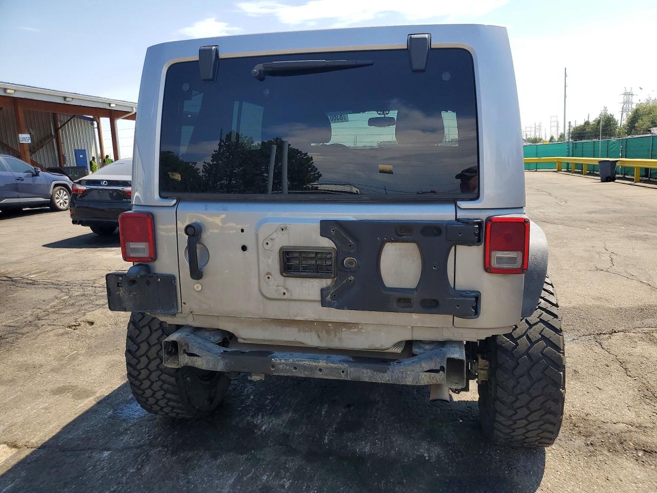 2015 Jeep Wrangler Unlimited Rubicon Silver vin: 1C4BJWFG1FL655076