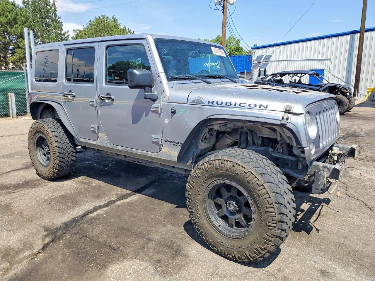 2015 Jeep Wrangler Unlimited Rubicon Silver vin: 1C4BJWFG1FL655076