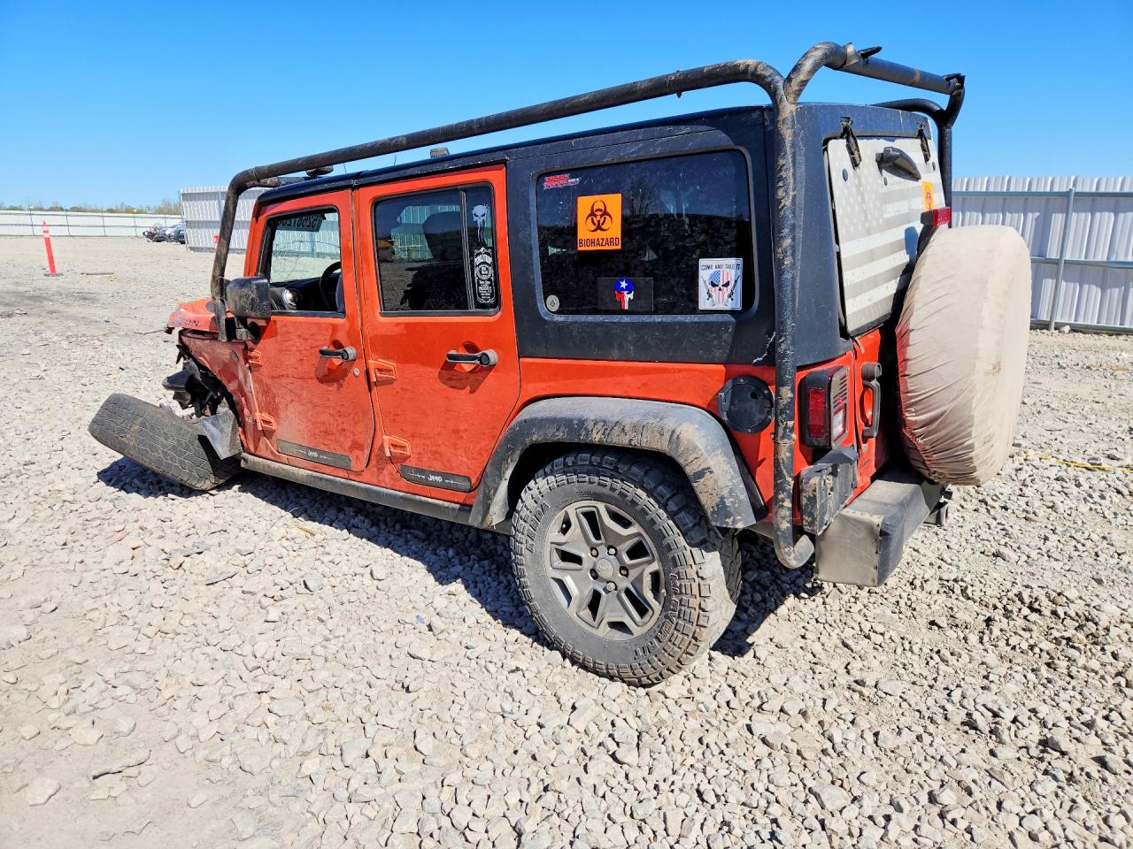 2015 Jeep Wrangler Unlimited Rubicon Оранжевый vin: 1C4BJWFG1FL682066