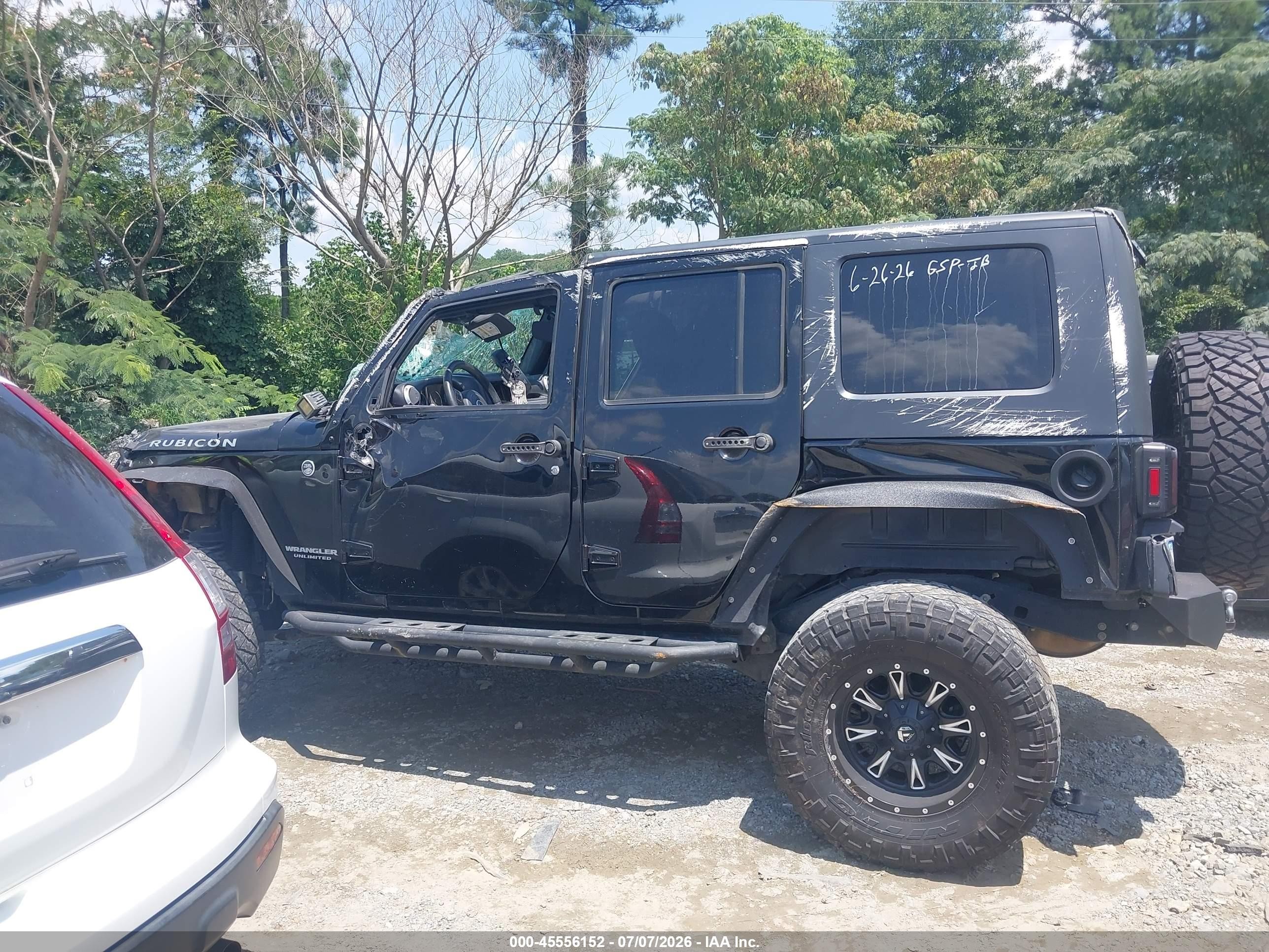 2015 Jeep Wrangler Unlimited Rubicon Black vin: 1C4BJWFG1FL715227