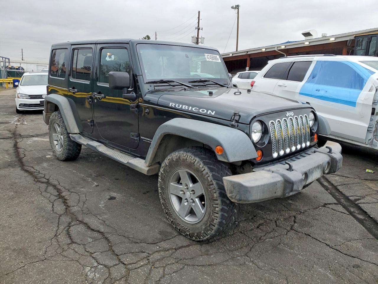 2012 Jeep Wrangler Unlimited Rubicon Black vin: 1C4BJWFG2CL186088