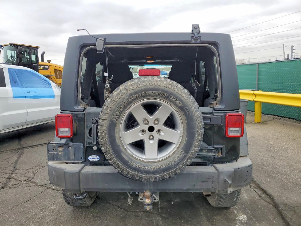 2012 Jeep Wrangler Unlimited Rubicon Black vin: 1C4BJWFG2CL186088