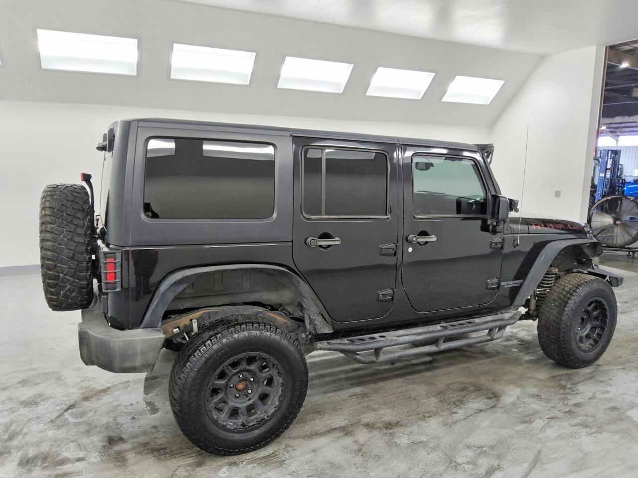 2013 Jeep Wrangler Unlimited Rubicon Black vin: 1C4BJWFG2DL699603