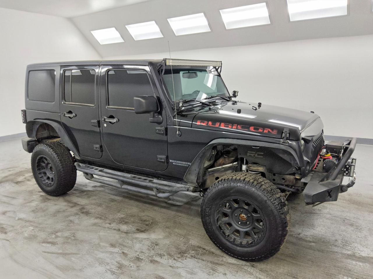 2013 Jeep Wrangler Unlimited Rubicon Black vin: 1C4BJWFG2DL699603