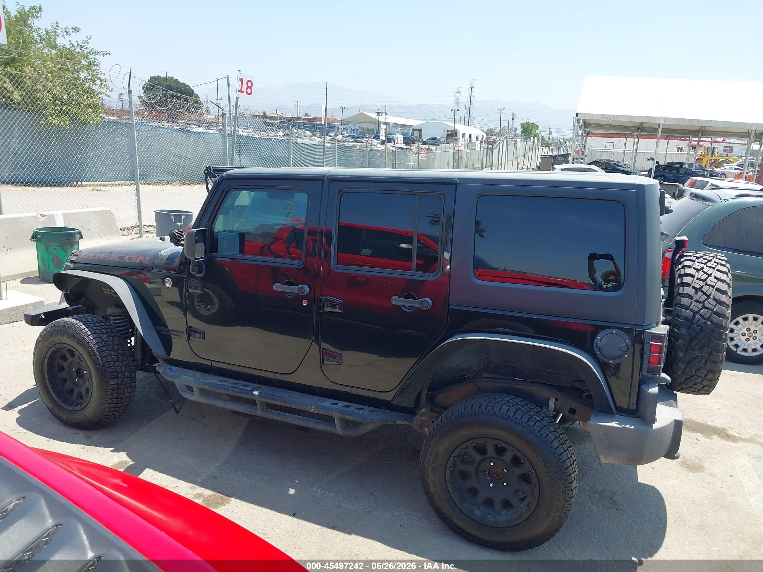 2013 Jeep Wrangler Unlimited Rubicon Black vin: 1C4BJWFG2DL699603