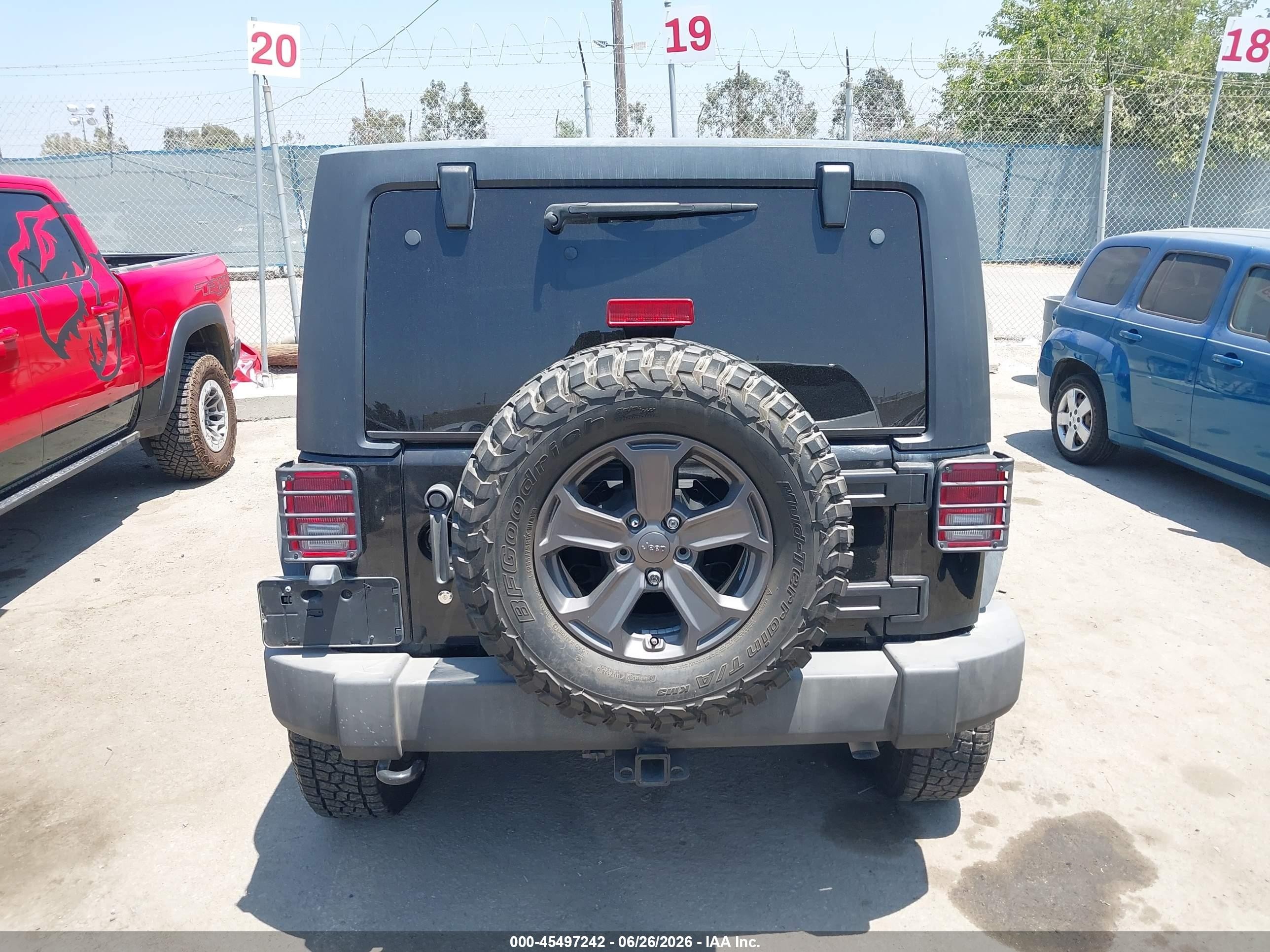2013 Jeep Wrangler Unlimited Rubicon Black vin: 1C4BJWFG2DL699603