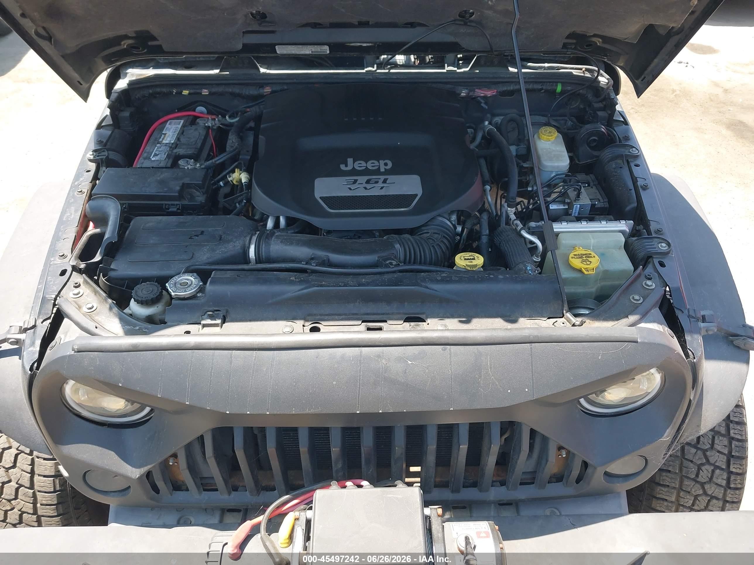 2013 Jeep Wrangler Unlimited Rubicon Black vin: 1C4BJWFG2DL699603