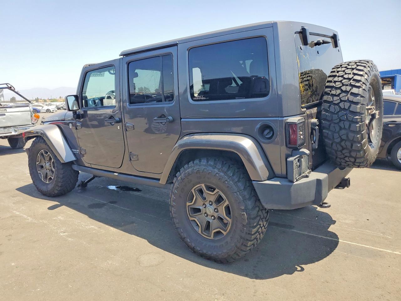 2014 Jeep Wrangler Gray vin: 1C4BJWFG2EL256742