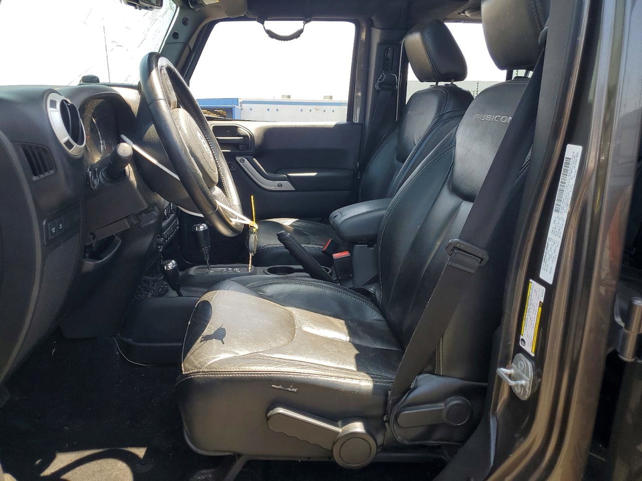 2014 Jeep Wrangler Gray vin: 1C4BJWFG2EL256742