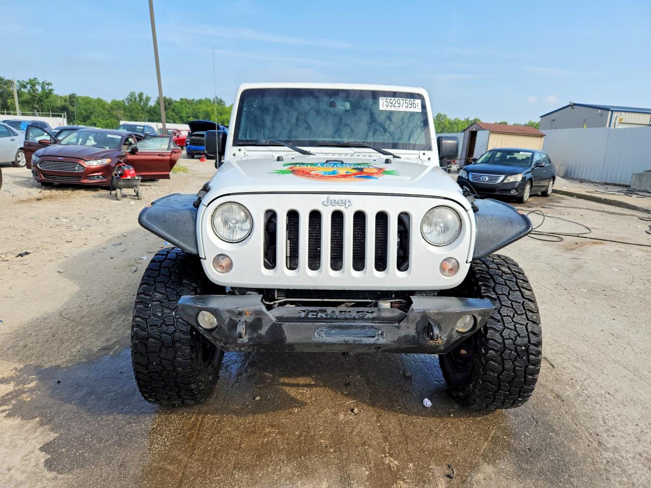2015 Jeep Wrangler Unlimited Rubicon Белый vin: 1C4BJWFG2FL504246