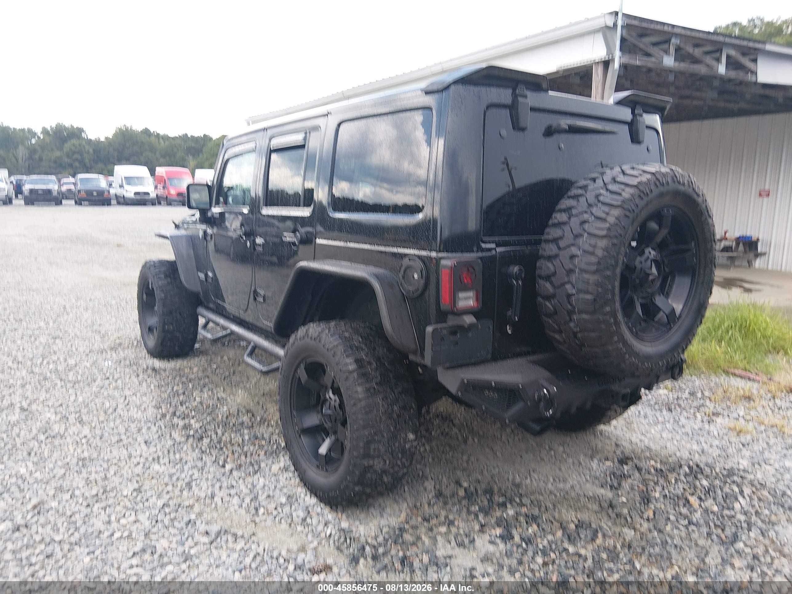 2015 Jeep Wrangler Unlimited Rubicon Black vin: 1C4BJWFG2FL568495
