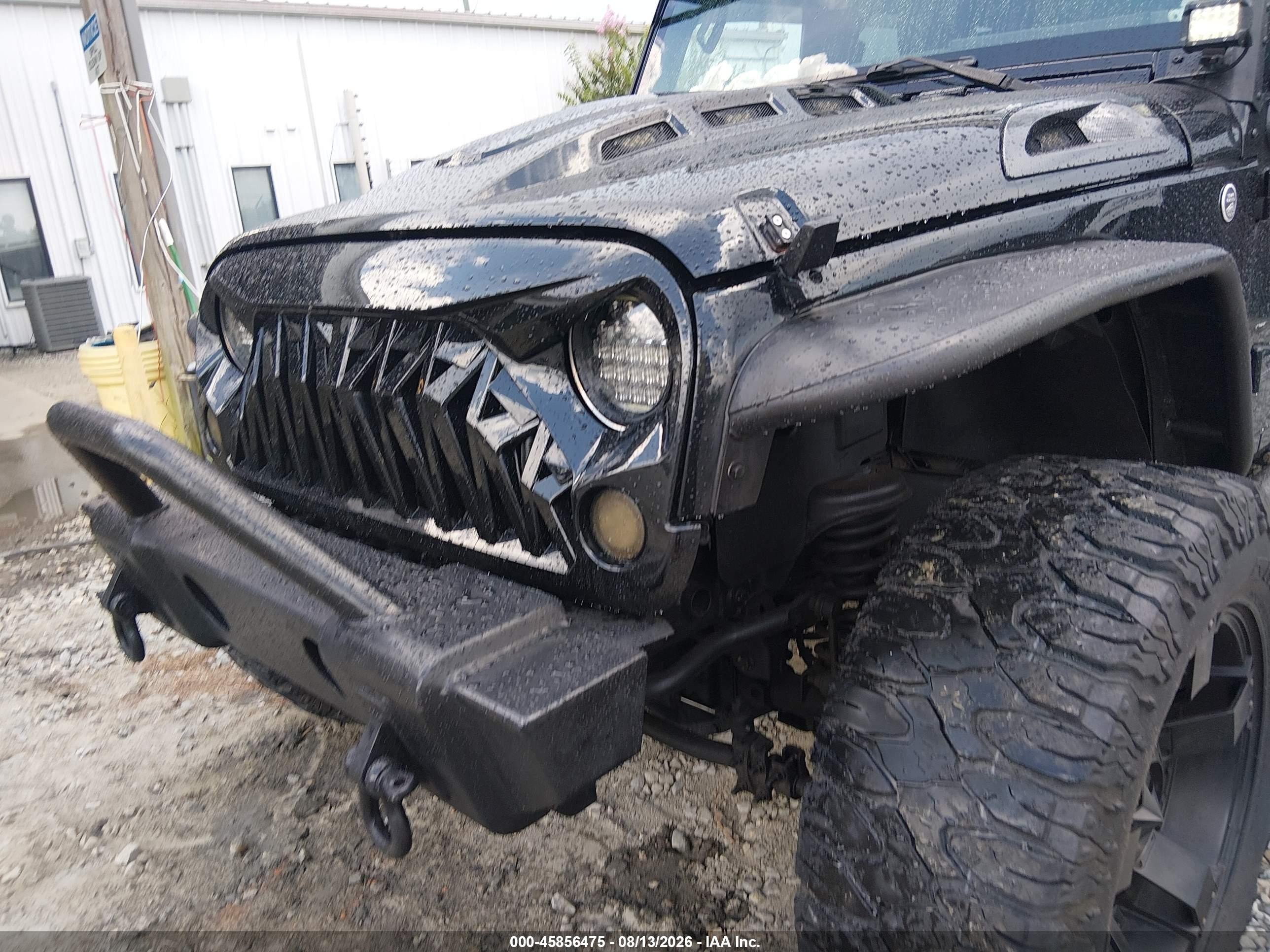 2015 Jeep Wrangler Unlimited Rubicon Black vin: 1C4BJWFG2FL568495