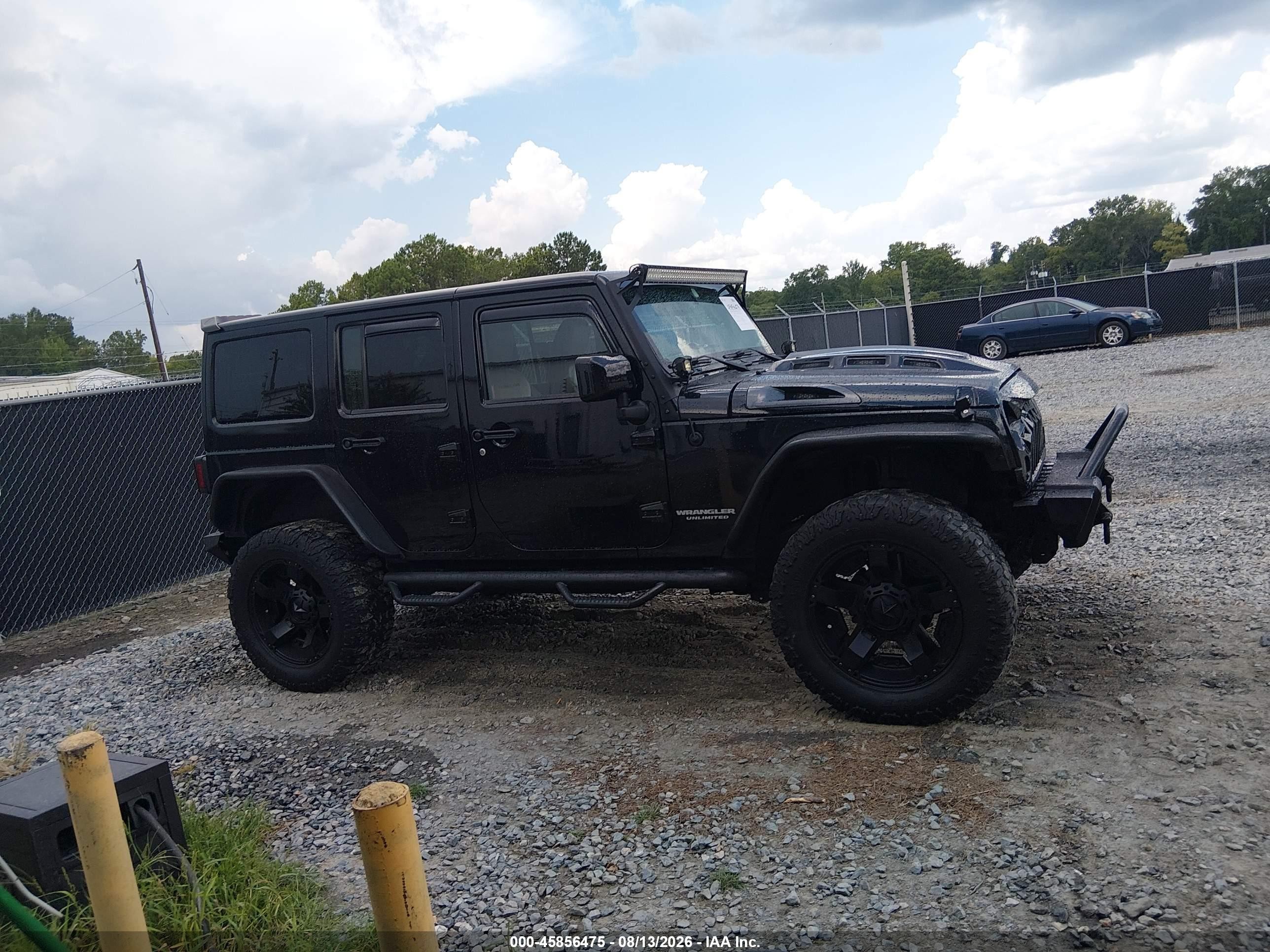 2015 Jeep Wrangler Unlimited Rubicon Black vin: 1C4BJWFG2FL568495