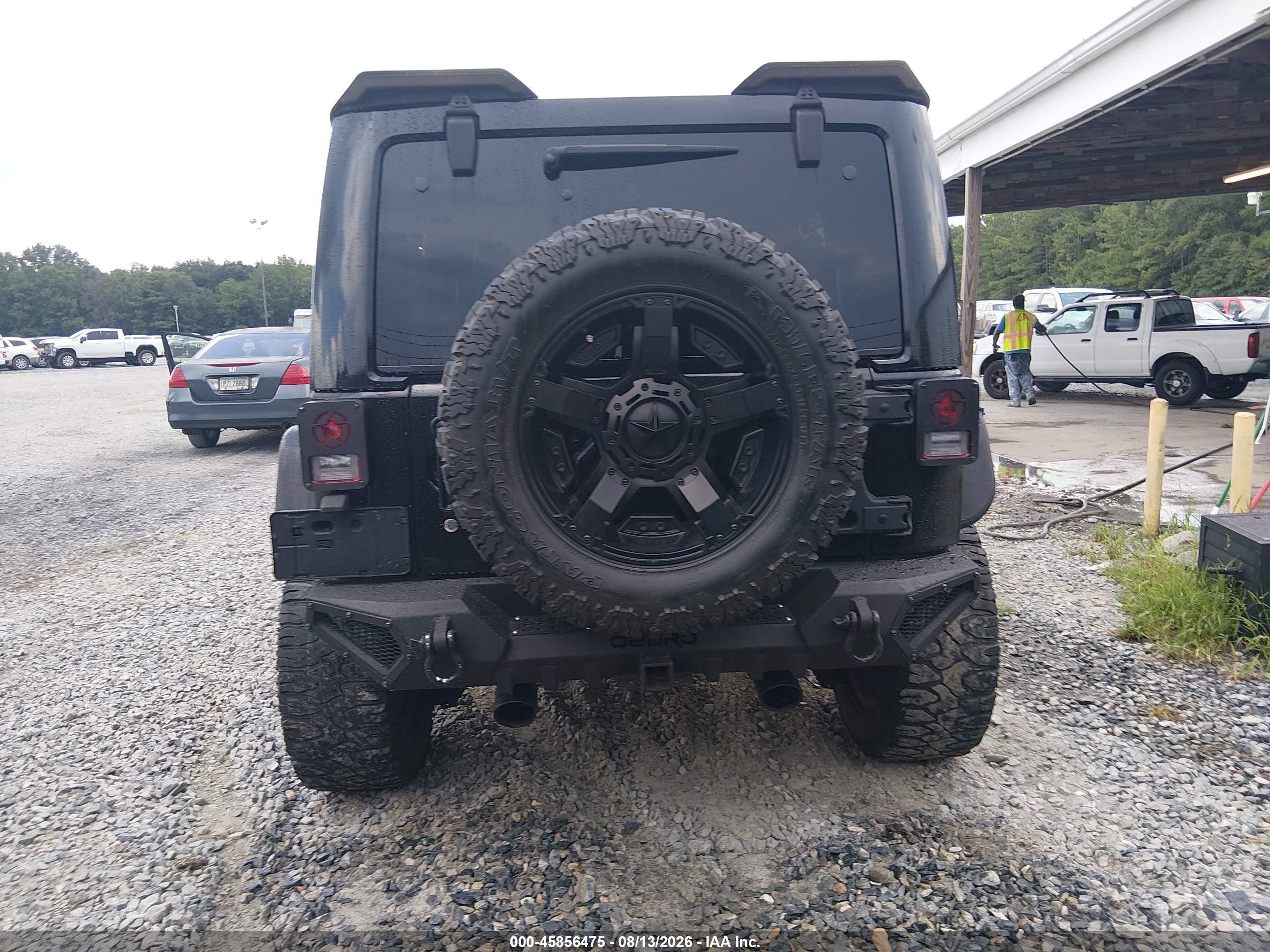 2015 Jeep Wrangler Unlimited Rubicon Black vin: 1C4BJWFG2FL568495
