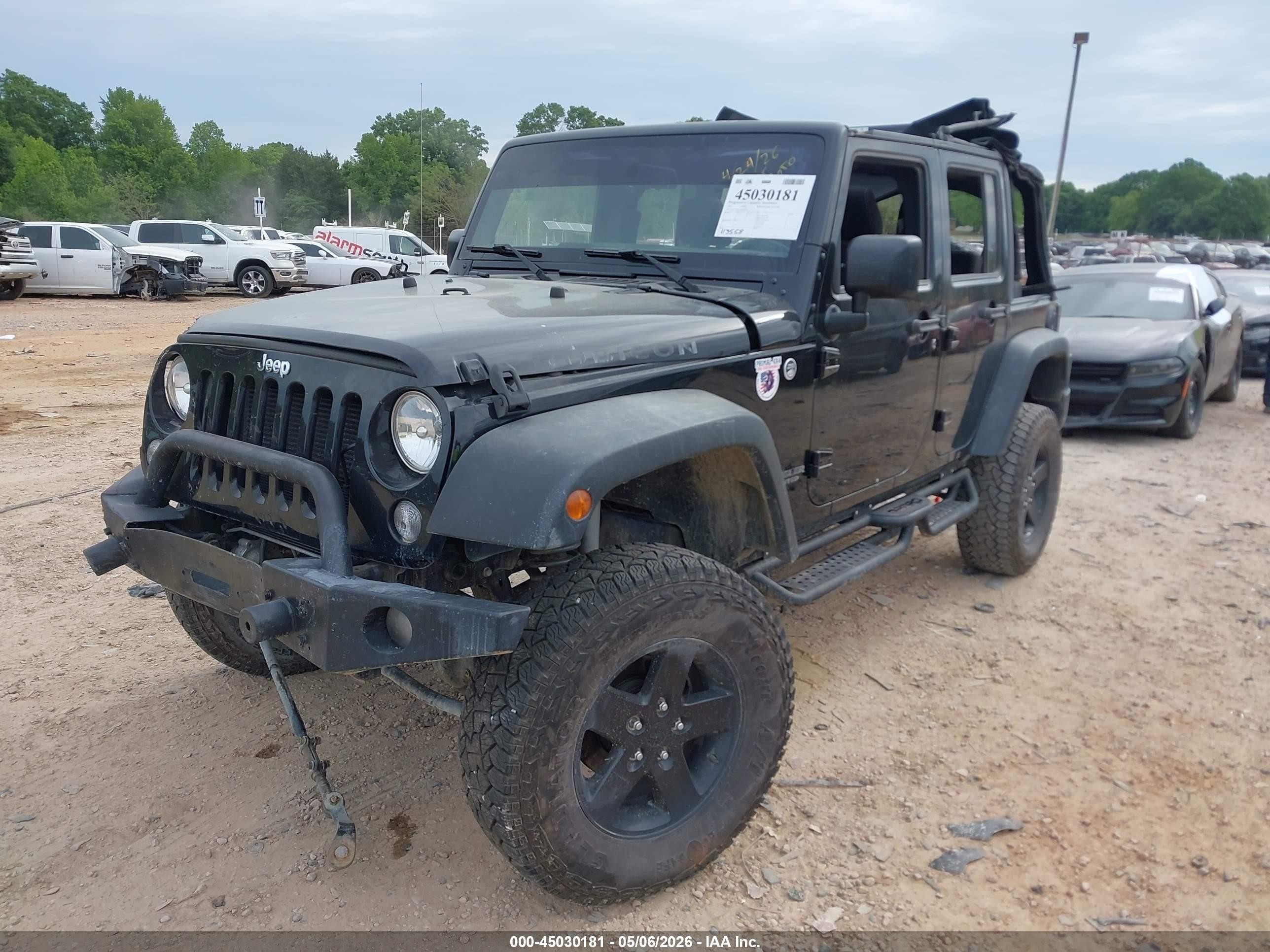 2015 Jeep Wrangler Unlimited Rubicon Black vin: 1C4BJWFG2FL642241