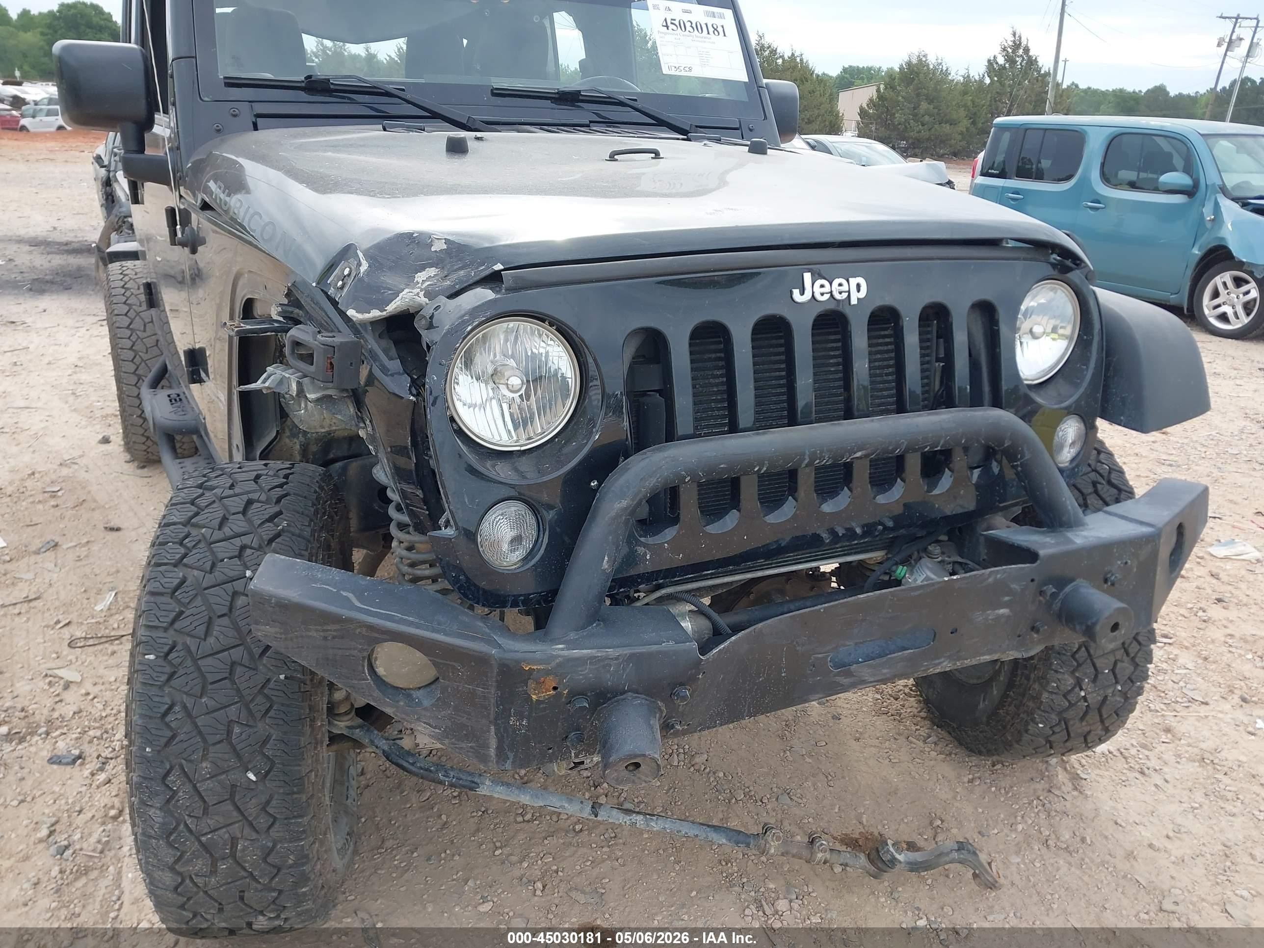 2015 Jeep Wrangler Unlimited Rubicon Black vin: 1C4BJWFG2FL642241