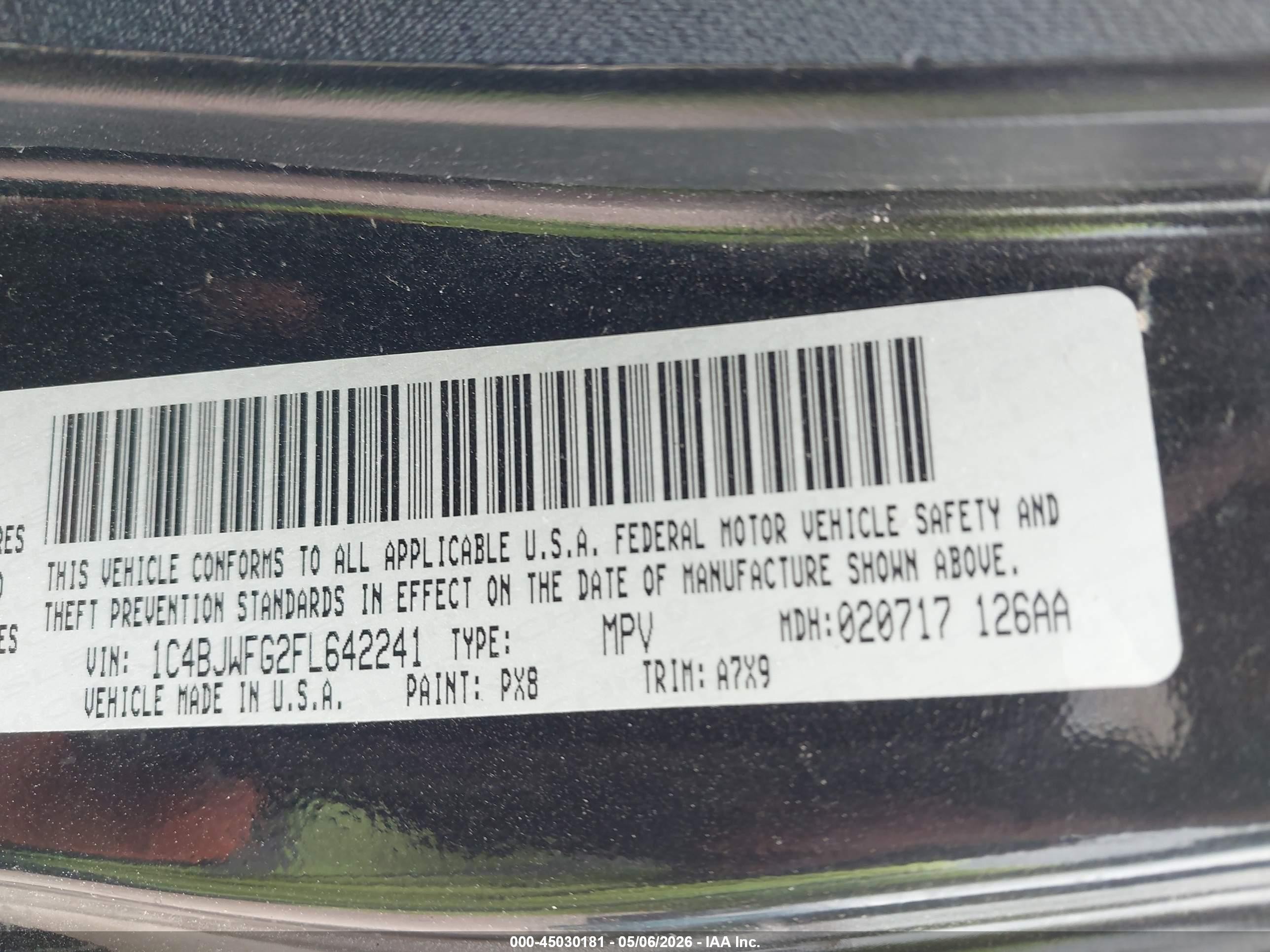 2015 Jeep Wrangler Unlimited Rubicon Black vin: 1C4BJWFG2FL642241