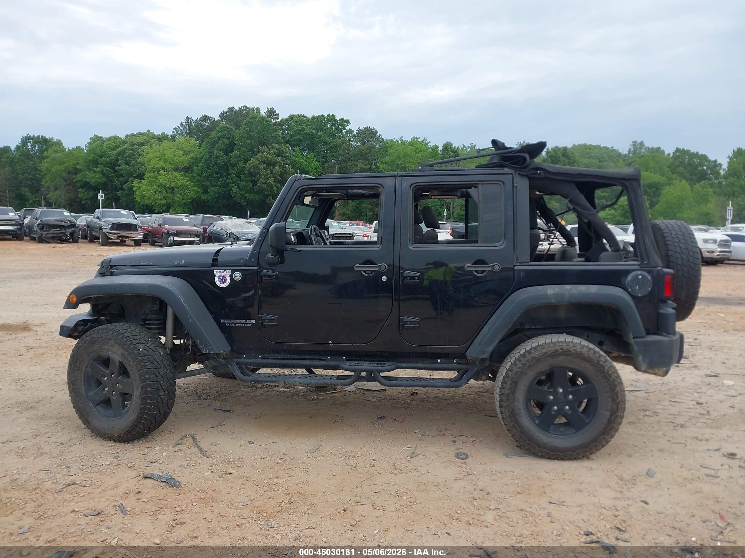 2015 Jeep Wrangler Unlimited Rubicon Black vin: 1C4BJWFG2FL642241