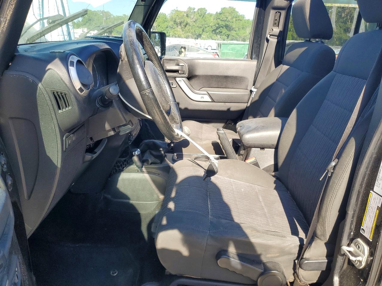 2012 Jeep Wrangler Unlimited Rubicon Черный vin: 1C4BJWFG3CL157554