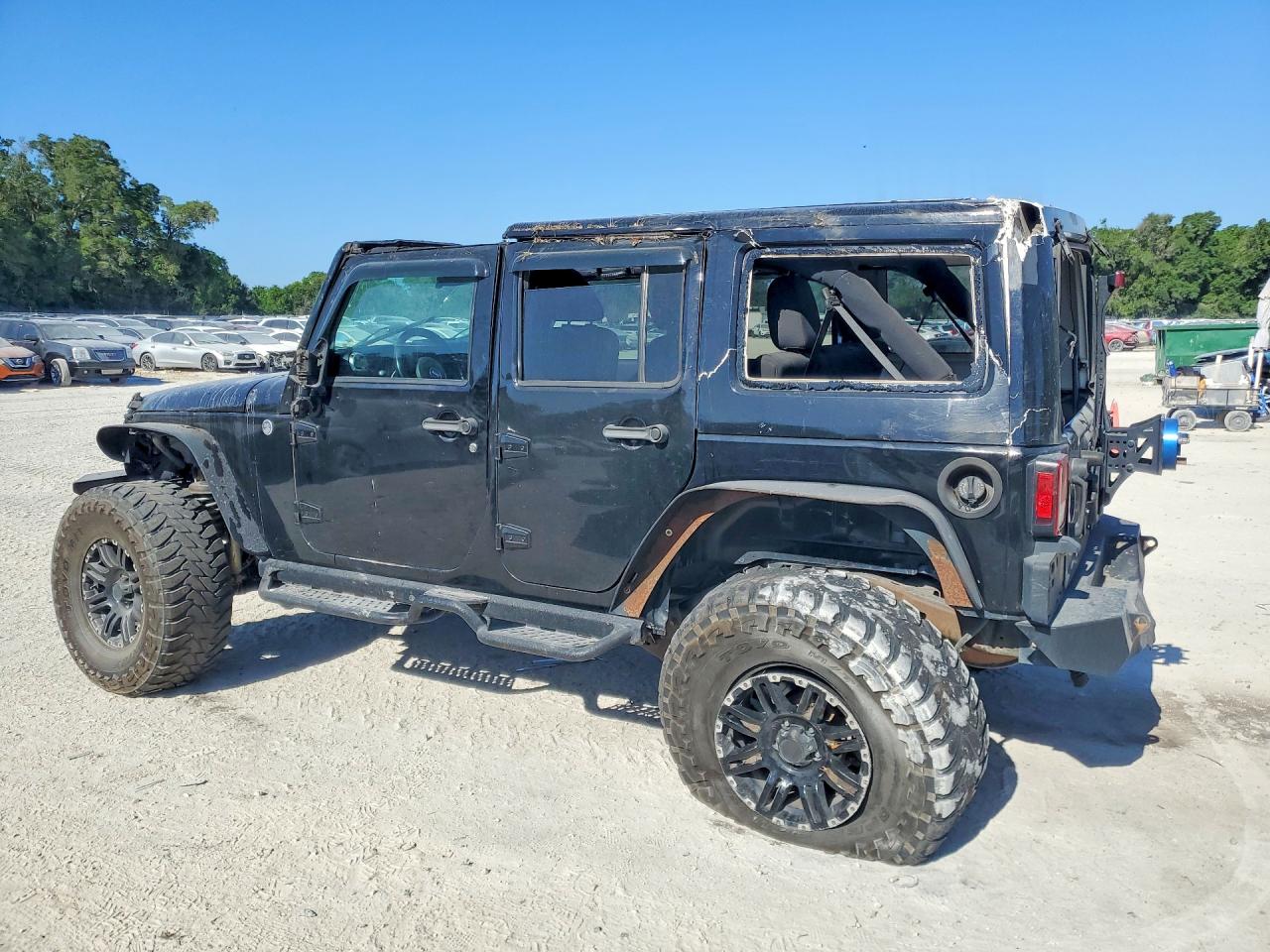 2012 Jeep Wrangler Unlimited Rubicon Черный vin: 1C4BJWFG3CL157554