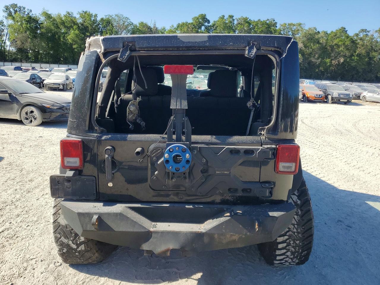 2012 Jeep Wrangler Unlimited Rubicon Черный vin: 1C4BJWFG3CL157554