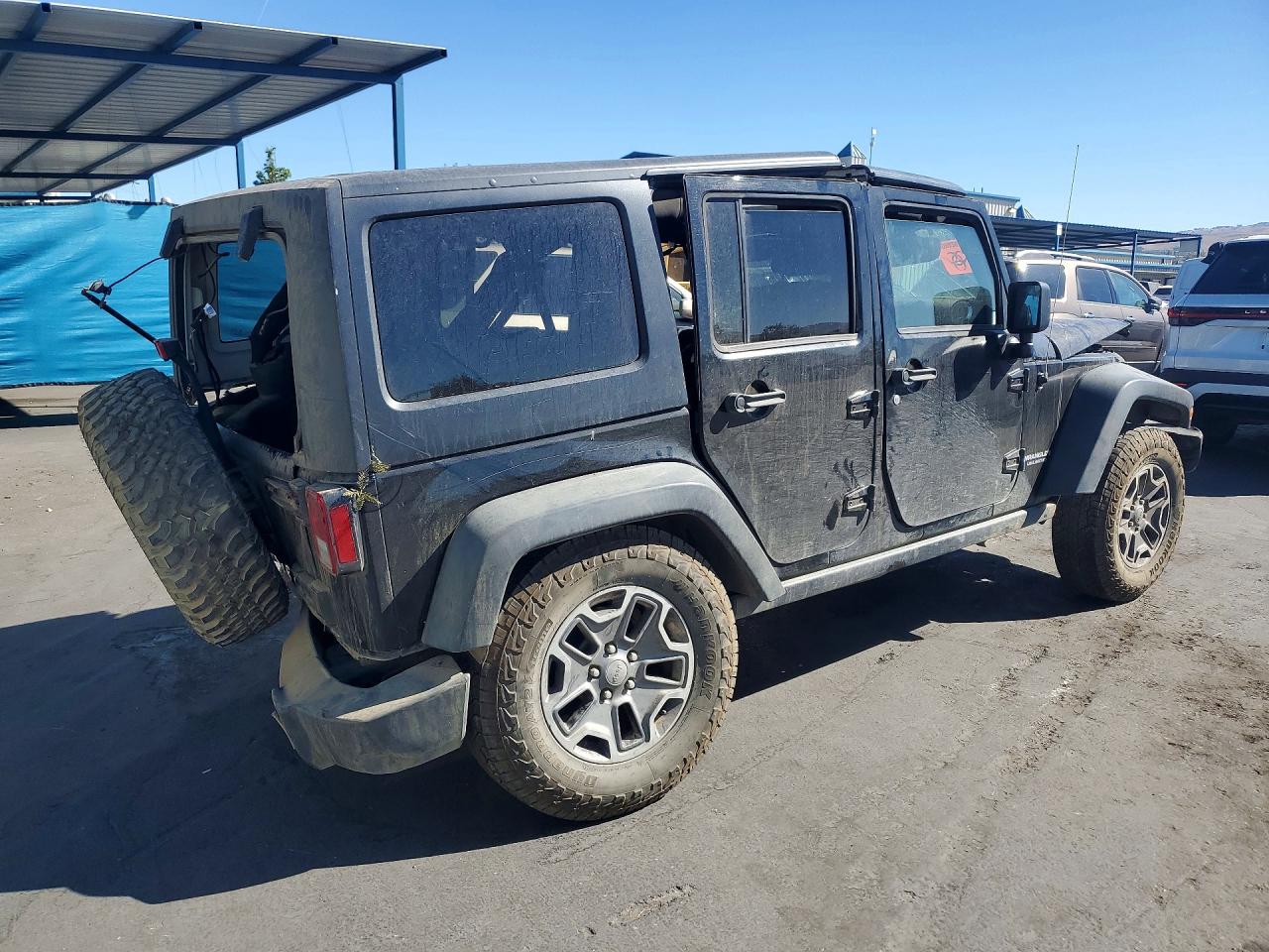 2013 Jeep Wrangler Unlimited Rubicon Черный vin: 1C4BJWFG3DL637675
