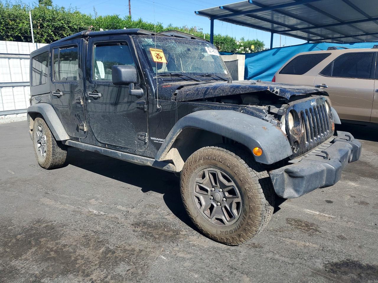 2013 Jeep Wrangler Unlimited Rubicon Черный vin: 1C4BJWFG3DL637675
