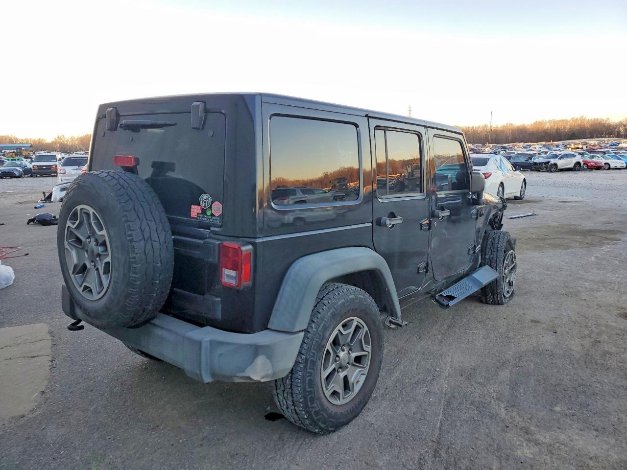 2014 Jeep Wrangler Unlimited Rubicon Black vin: 1C4BJWFG3EL238377