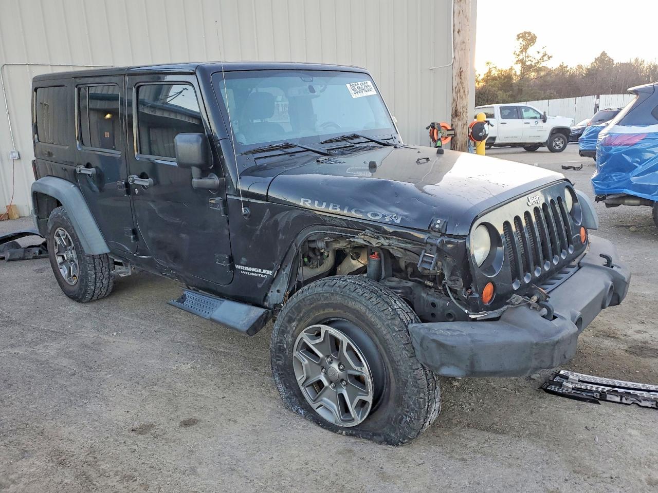 2014 Jeep Wrangler Unlimited Rubicon Black vin: 1C4BJWFG3EL238377