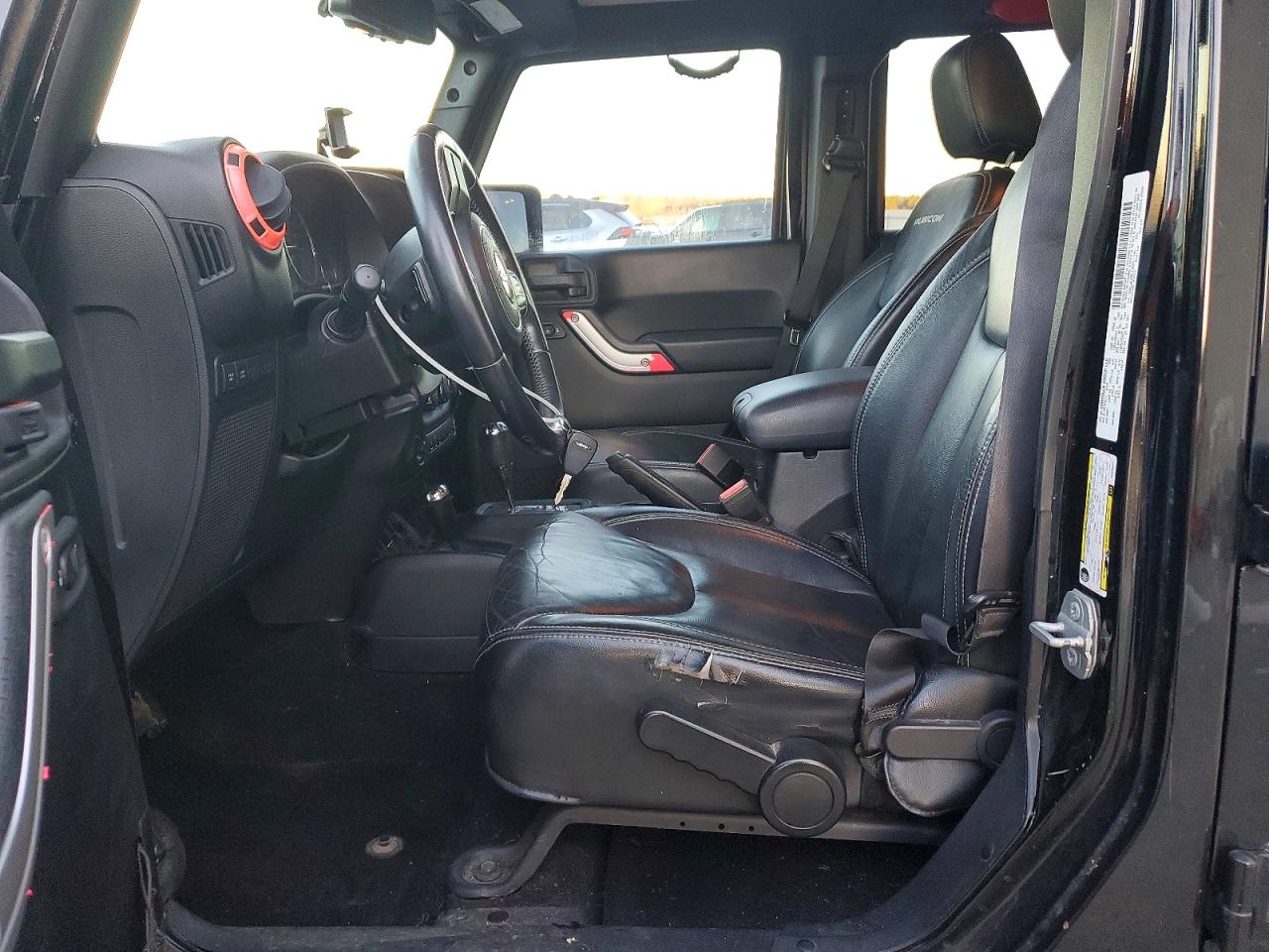 2014 Jeep Wrangler Unlimited Rubicon Black vin: 1C4BJWFG3EL238377