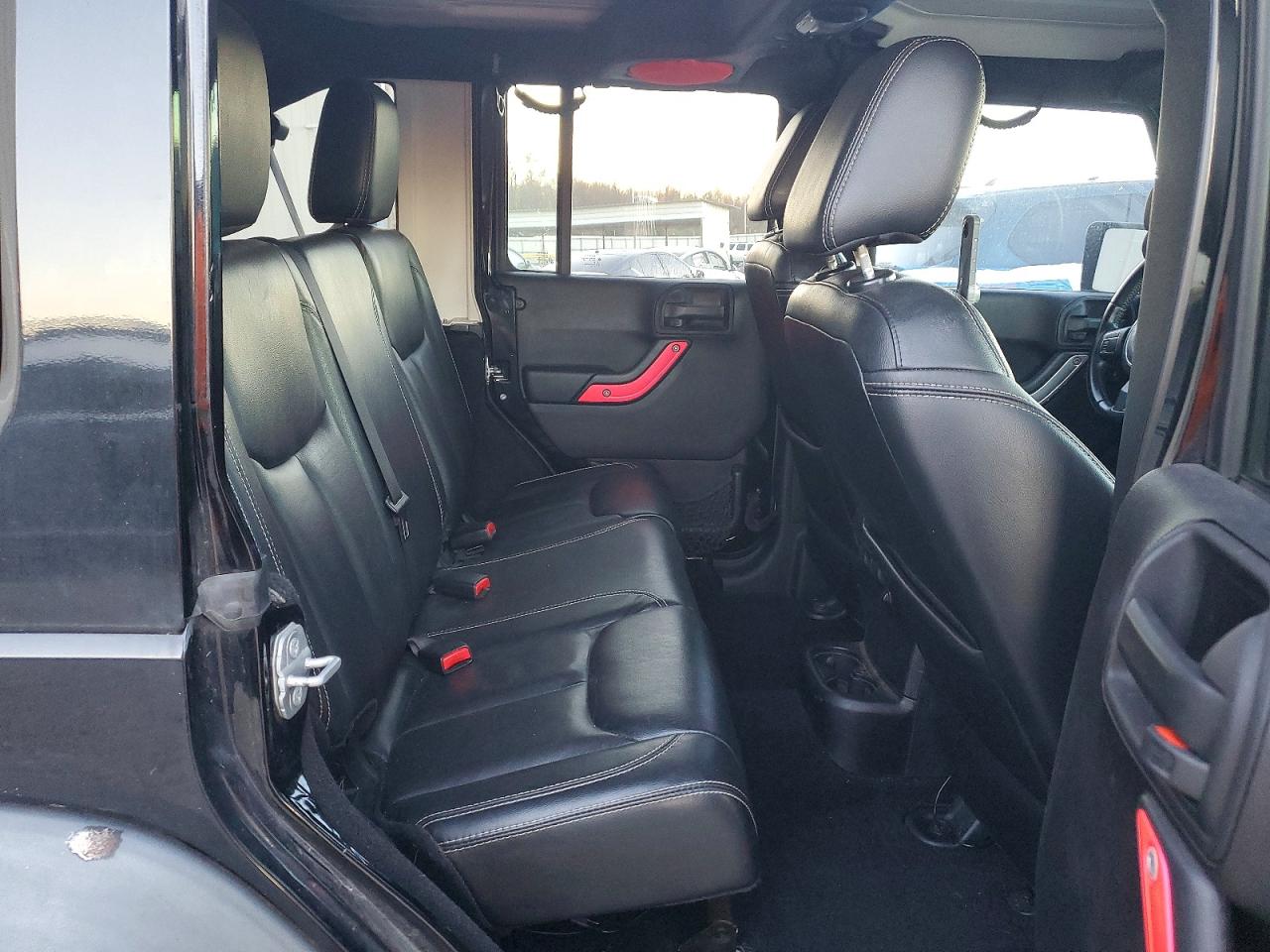 2014 Jeep Wrangler Unlimited Rubicon Black vin: 1C4BJWFG3EL238377