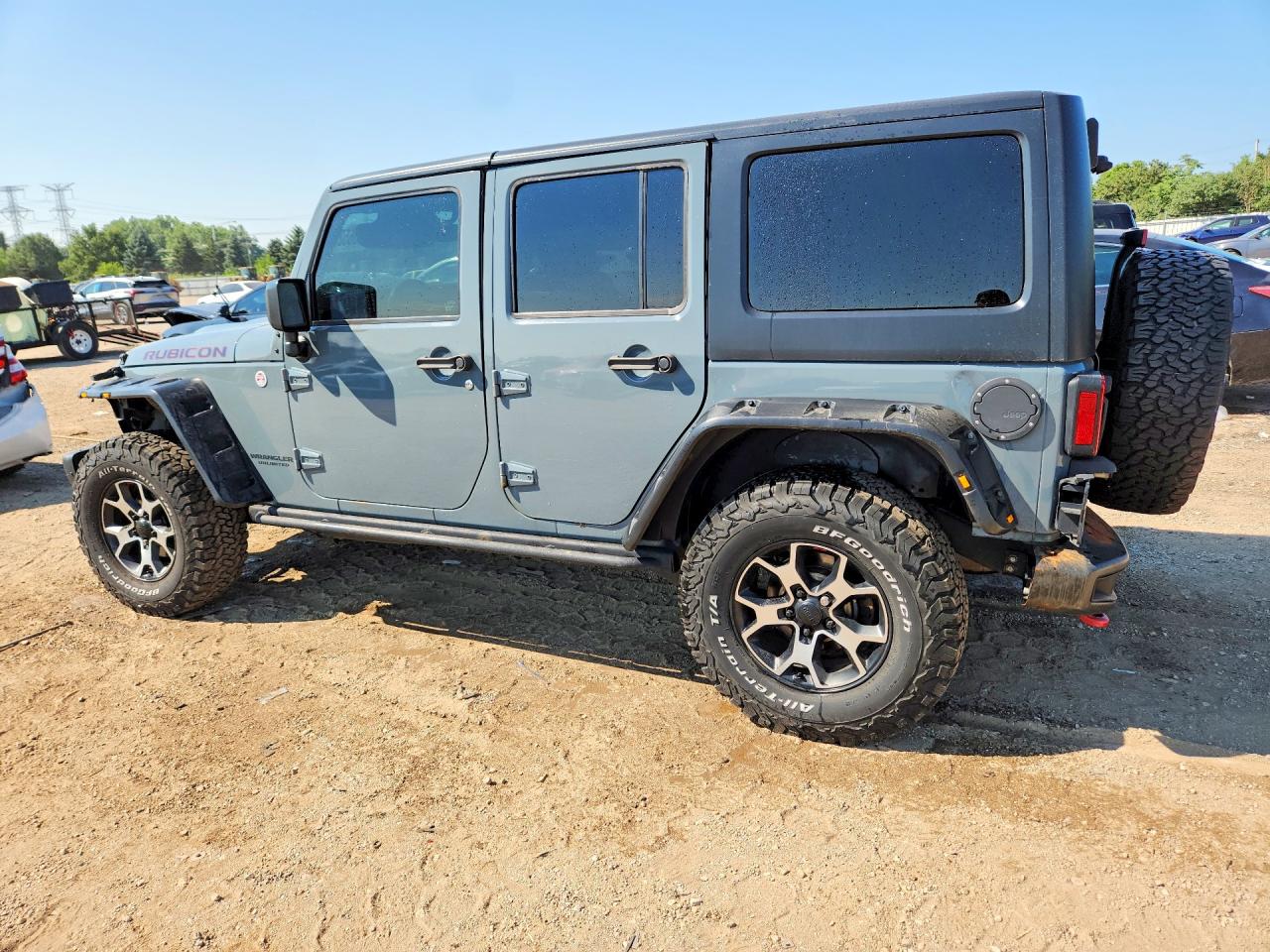 2015 Jeep Wrangler Unlimited Rubicon Teal vin: 1C4BJWFG3FL556162