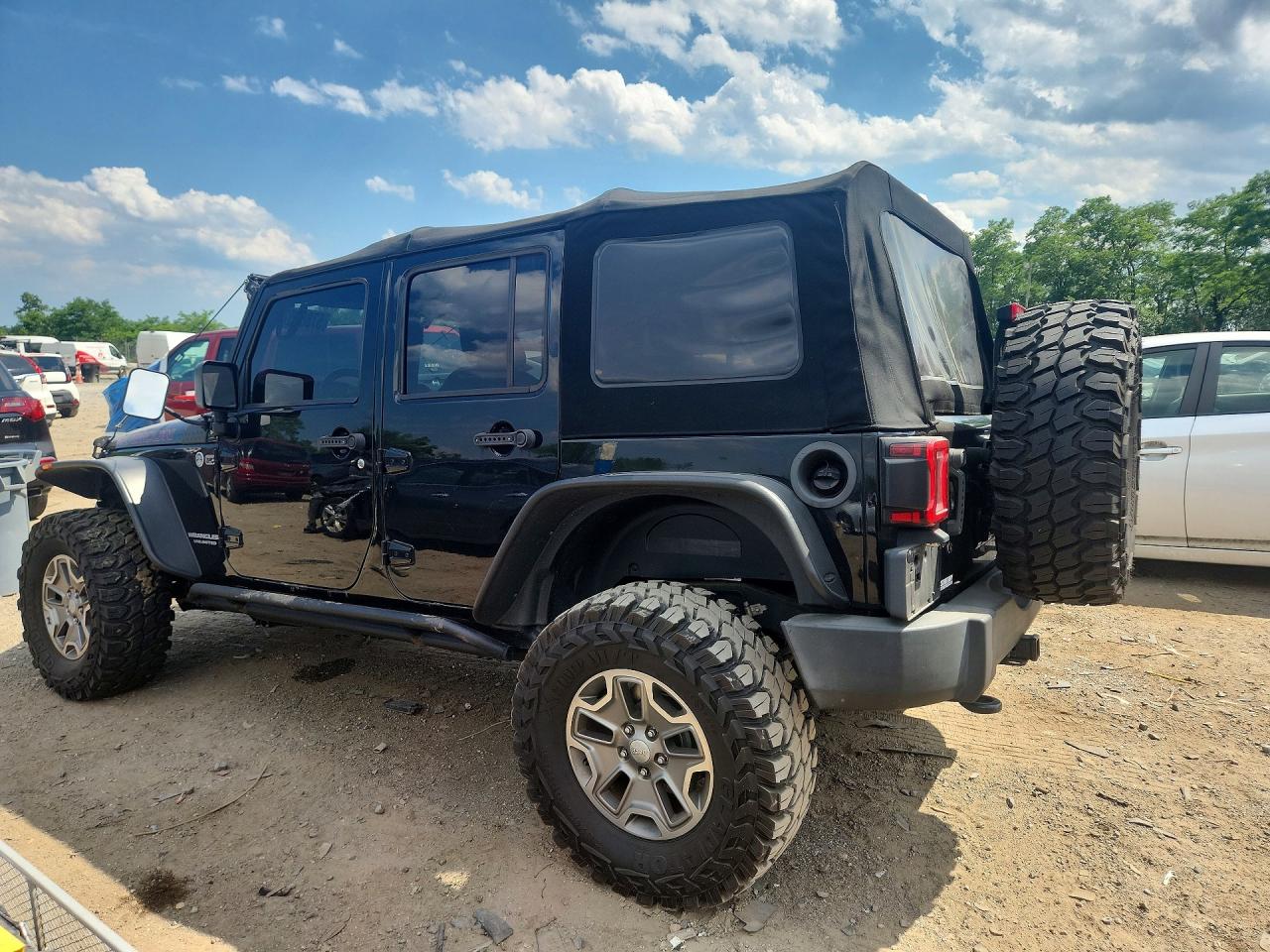 2015 Jeep Wrangler Unlimited Rubicon Black vin: 1C4BJWFG3FL606073