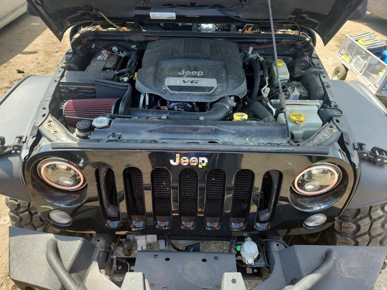2015 Jeep Wrangler Unlimited Rubicon Black vin: 1C4BJWFG3FL606073