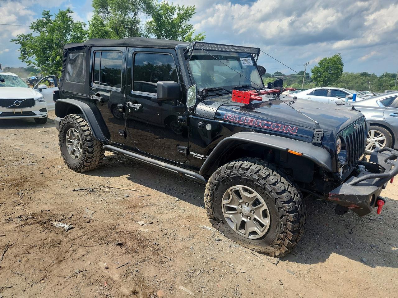 2015 Jeep Wrangler Unlimited Rubicon Black vin: 1C4BJWFG3FL606073
