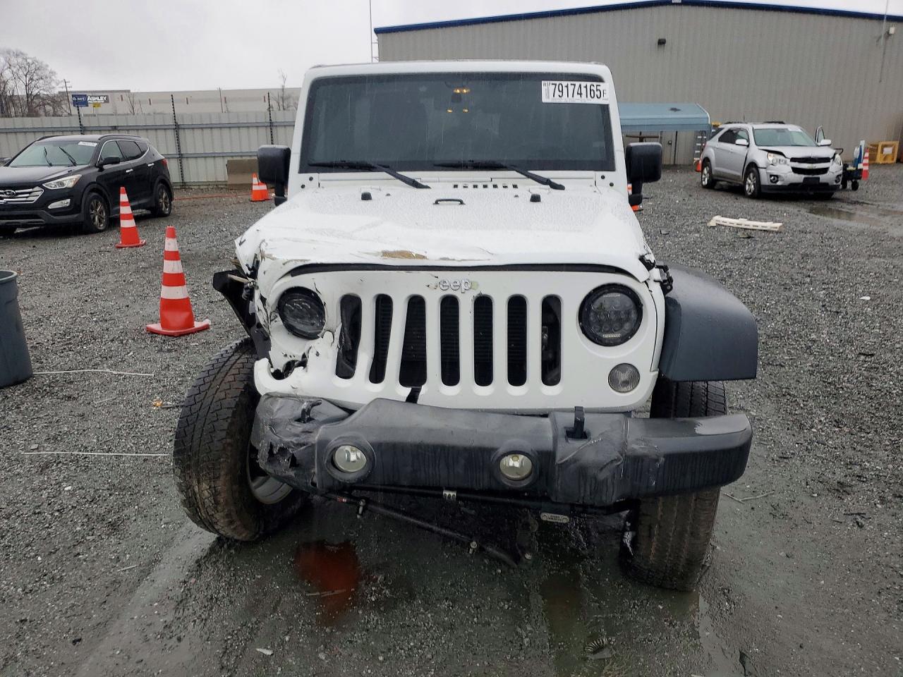 2015 Jeep Wrangler Unlimited Rubicon White vin: 1C4BJWFG3FL742963