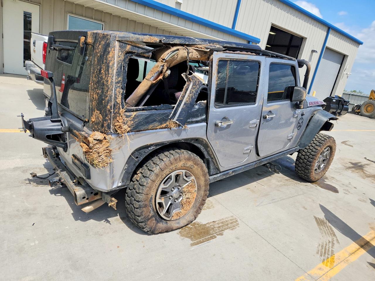 2014 Jeep Wrangler Unlimited Rubicon Серебряный vin: 1C4BJWFG4EL105398