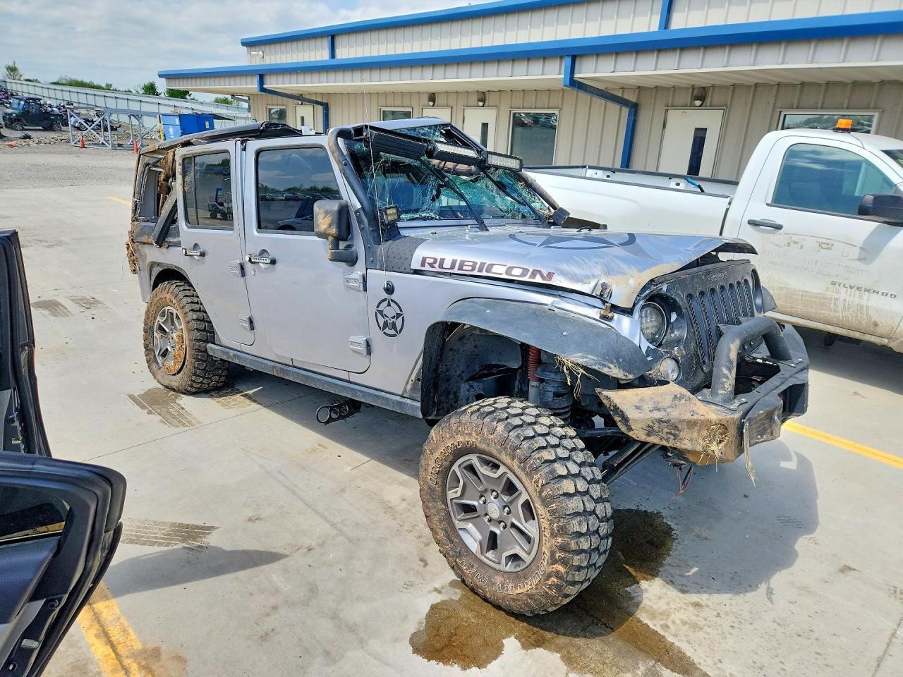 2014 Jeep Wrangler Unlimited Rubicon Серебряный vin: 1C4BJWFG4EL105398