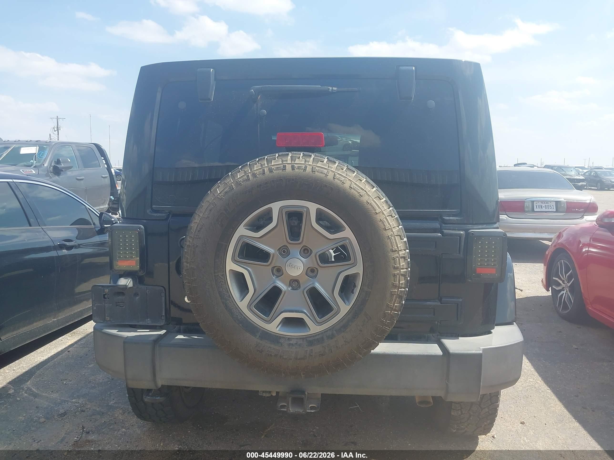2014 Jeep Wrangler Unlimited Rubicon Black vin: 1C4BJWFG4EL182904
