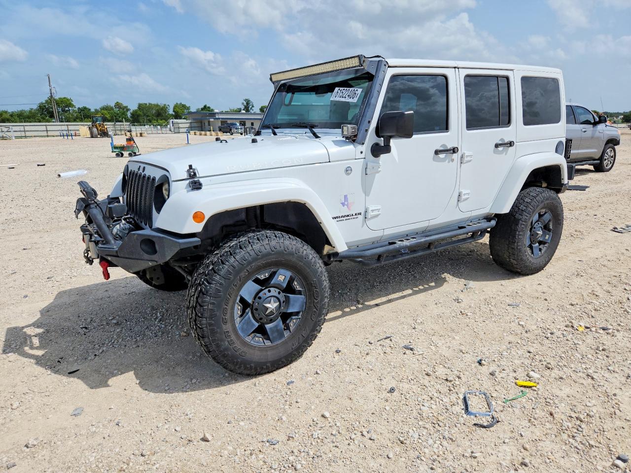 2015 Jeep Wrangler Unlimited Rubicon White vin: 1C4BJWFG4FL673846