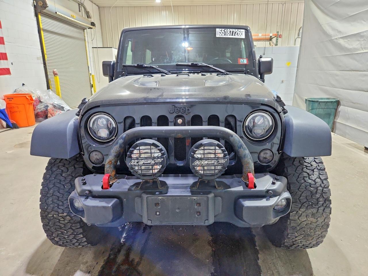 2015 Jeep Wrangler Unlimited Rubicon Black vin: 1C4BJWFG4FL725086