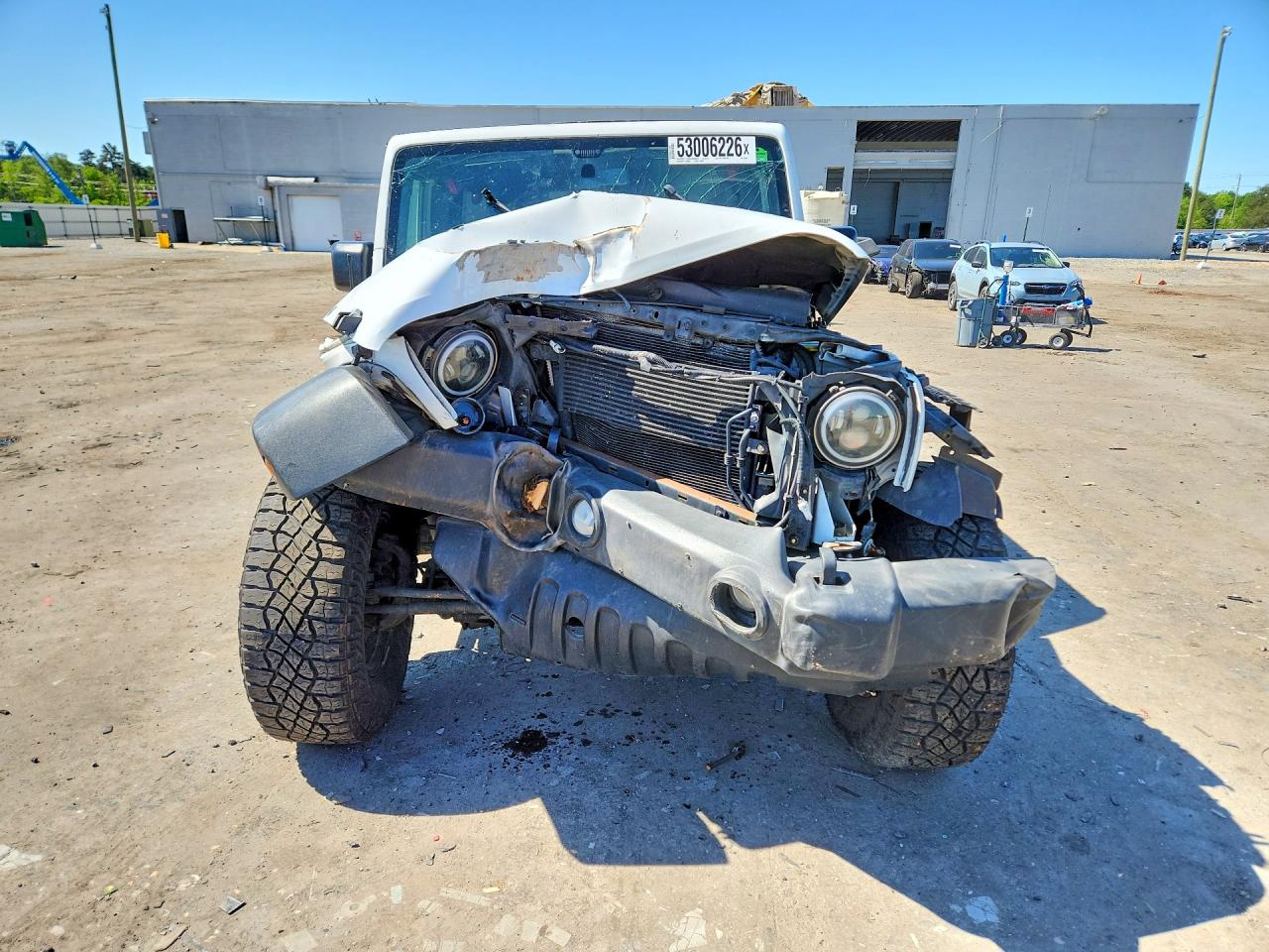 2015 Jeep Wrangler Unlimited Rubicon White vin: 1C4BJWFG4FL769010