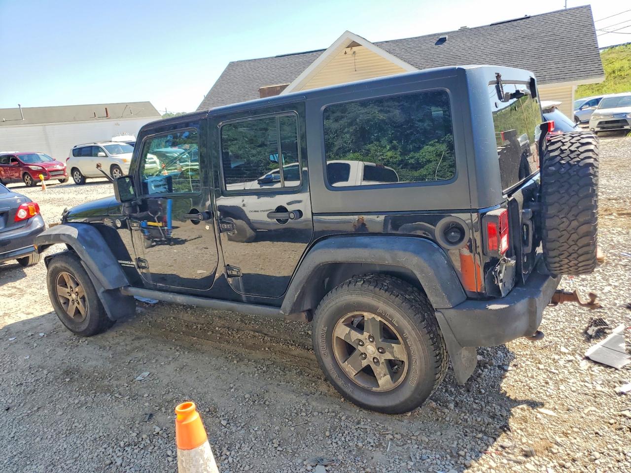 2012 Jeep Wrangler Unlimited Rubicon Black vin: 1C4BJWFG5CL104693