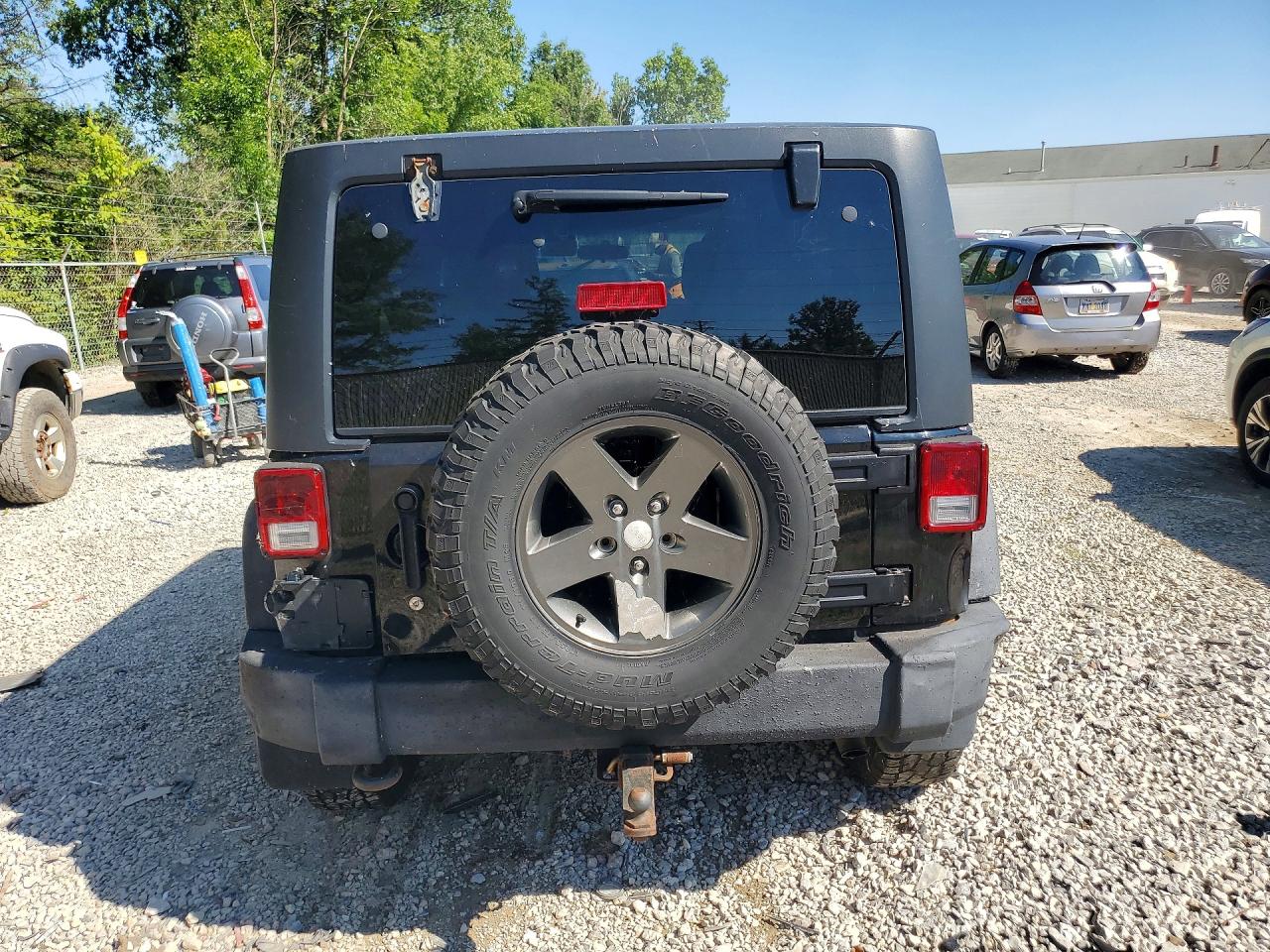 2012 Jeep Wrangler Unlimited Rubicon Black vin: 1C4BJWFG5CL104693