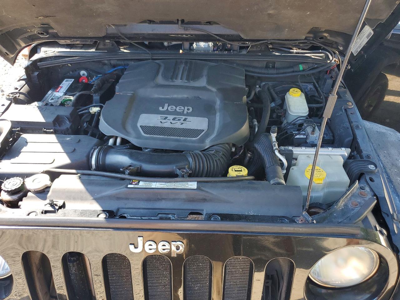 2012 Jeep Wrangler Unlimited Rubicon Black vin: 1C4BJWFG5CL104693