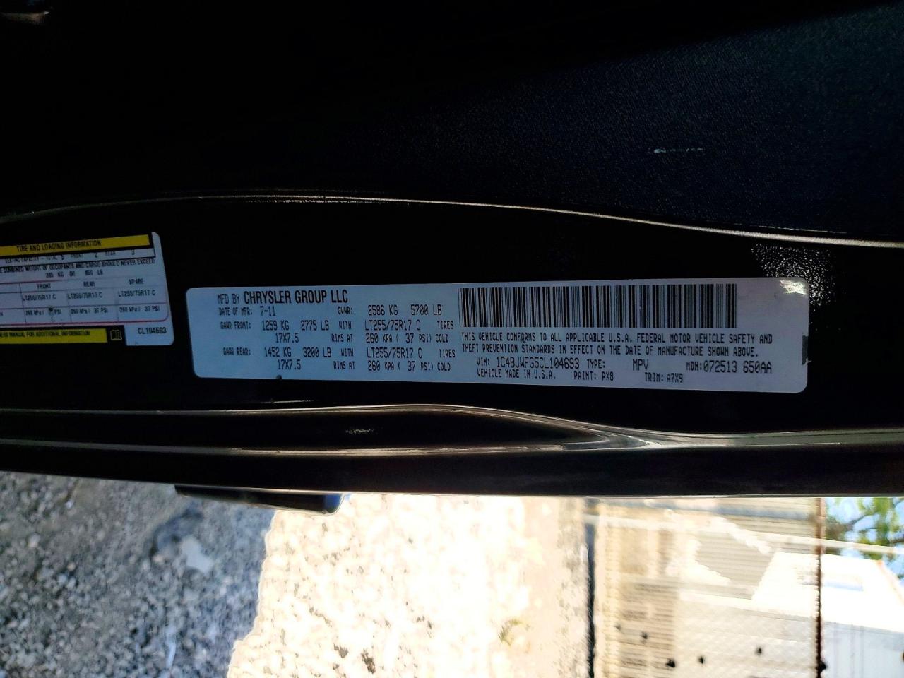 2012 Jeep Wrangler Unlimited Rubicon Black vin: 1C4BJWFG5CL104693